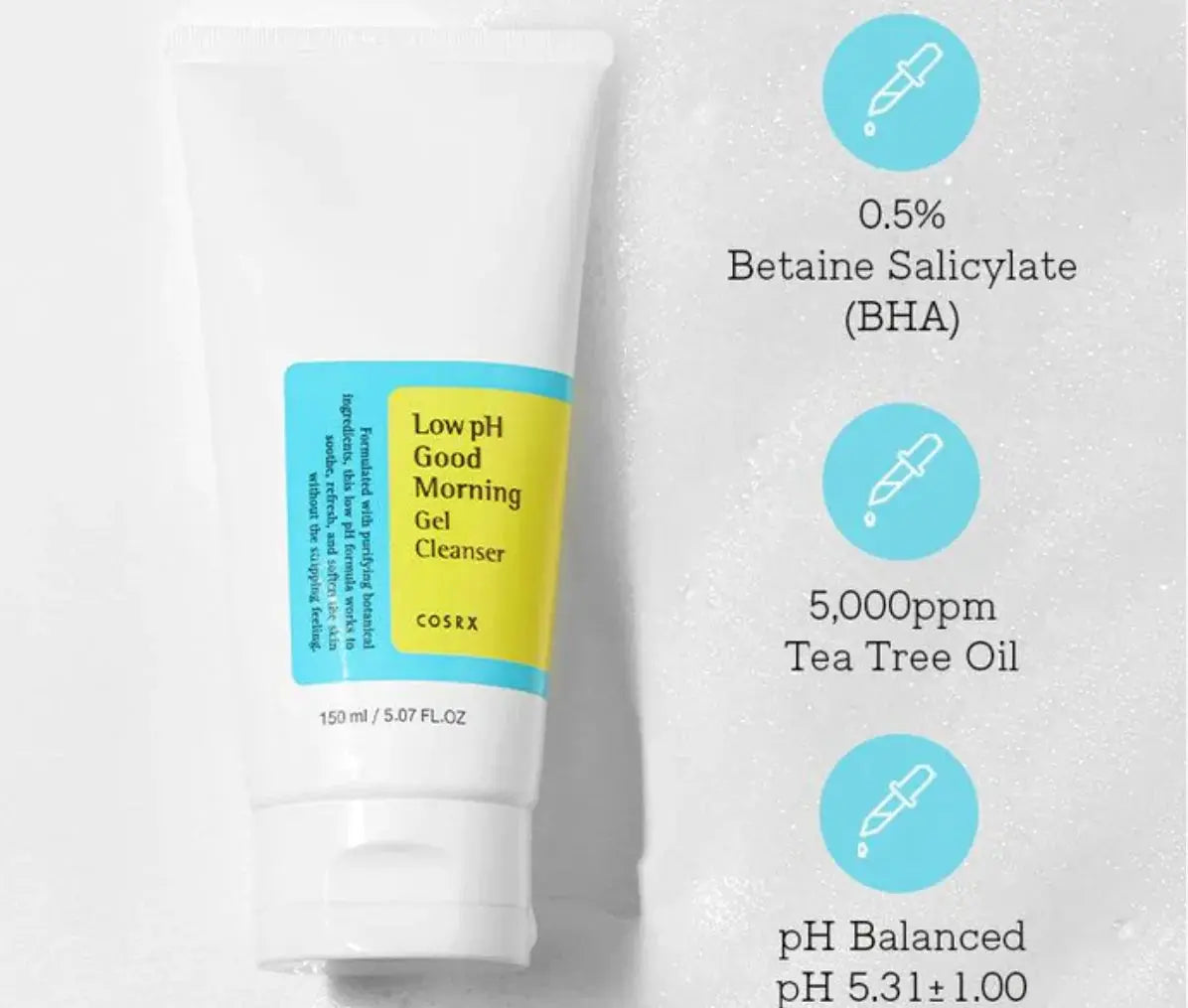 Cosrx morning gel cleanser 150ml/5.07 fl oz COSRX