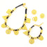 ETHYLIN 24K Gold Plated Ethiopian Heritage Jewelry Set: Timeless Habesha Bridal Elegance with Sport-Inspired Alloy Detailing for Weddings, Daily Wear & Year-Round Gifting Glamor n Glow